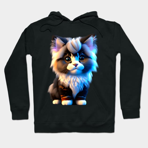 Adorable, Cool, Cute Cats and Kittens 43 Hoodie by The Black Panther